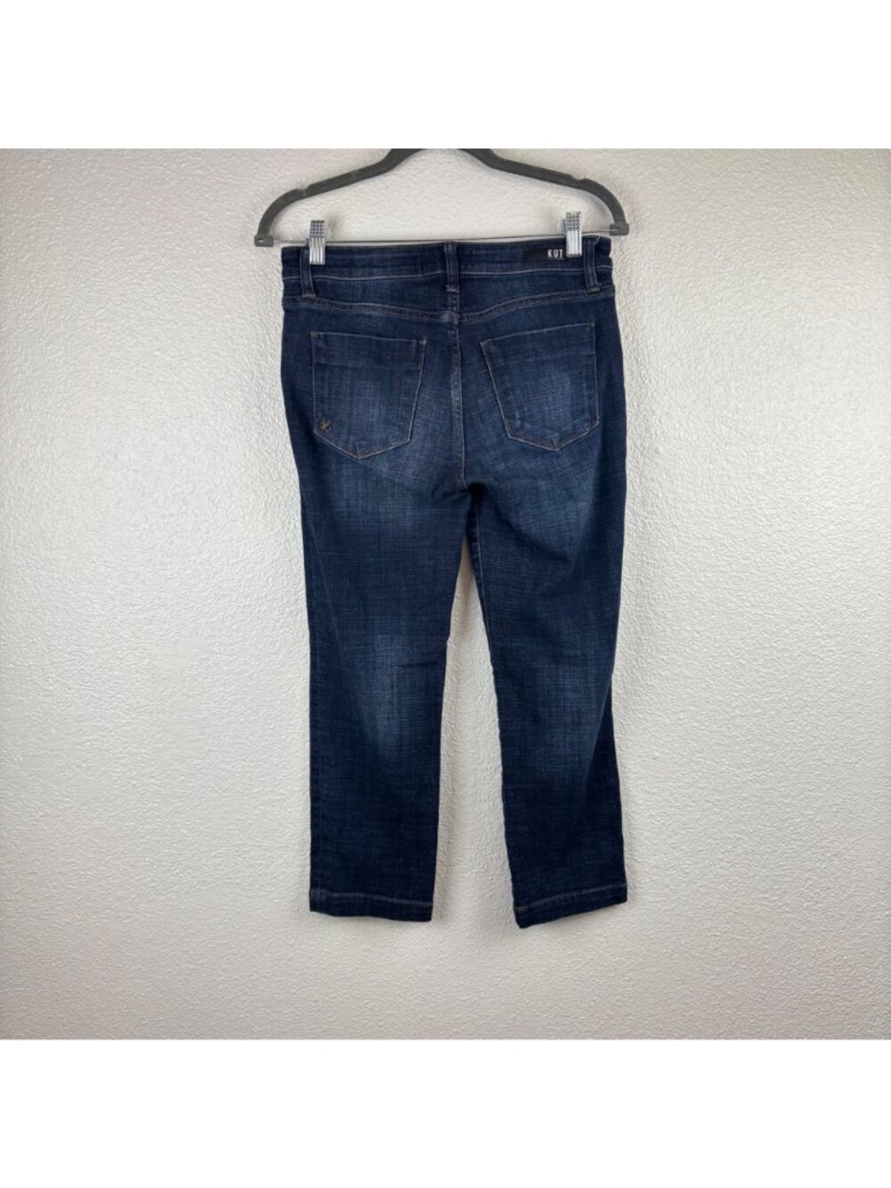 ✨3/$30 Kut From The Kloth 4 Lauren Crop Straight Leg Jeans Women Dark Wash Denim - Picture 3 of 5